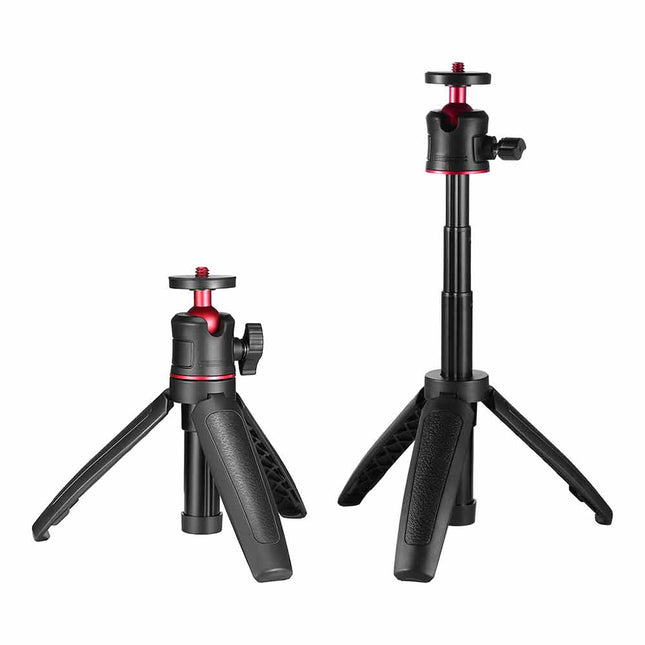 360°Mini Extendable Desktop 1/4 Tripod Photography Selfie Vlog Bracket Stand