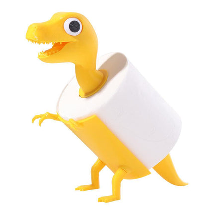 Dinosaur Shape Toilet Paper Holder Cartoon Tissue Storage Rack Paper Towel Stand