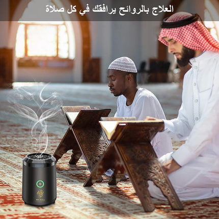 Mini Electric Incense Burner Portable Rechargeable USB Bakhoor Aroma Diffuser for Home Decoration