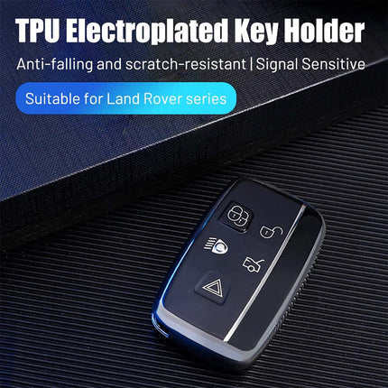 Car Key Case Fob Shell Cover + Keyring For Range Rover Sport Evoque Jaguar