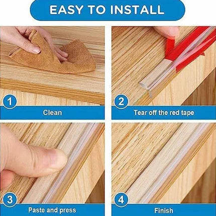 5M 10mm Thick Baby Safety Foam Bumper Table Edge & Corner Protector Guard Strip