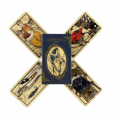 78 Cards Classic Tarot Deck English Version Divination Board Game Oracle Cards