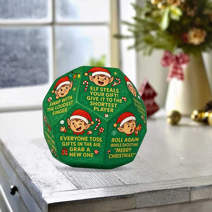 2x Hilarious Gift Exchange Dice Game – The Ultimate Christmas Party Game & Clever Stocking Stuffer Idea