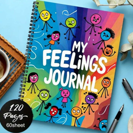 120 Pages Mental Health Notebook Journal, My Feeling Journal, Mood Tracking Diary