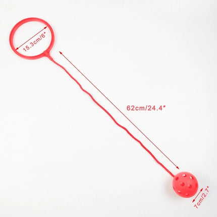 3pcs Random Colors  Kids Ankle Skip Outdoor Garden Game Fun Bouncing Ball