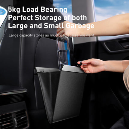 Baseus Car Trash Garbage Bag Back Seat Dustbin Waste Rubbish Basket Organizer