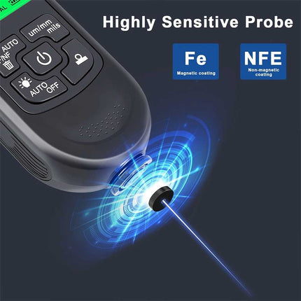 Car Digital Coating LCD Paint Thickness Gauge Meter Tester Painting HW-300PRO