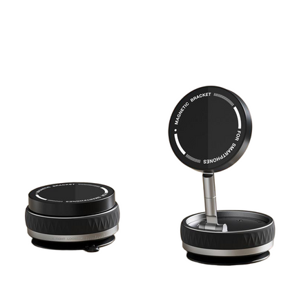Electric Vacuum Magnetic Suction Cup 360° Rotation Car Phone Holder Stand Mount