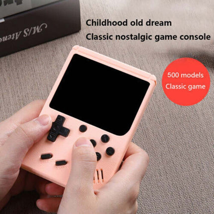 Handheld Game Console Retro Video Game boy Game Toy Built-in 500 Games Kids Gift