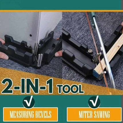 2 in1 Mitre Measuring Cutting Tool For Pipeline Installation Woodworking Home