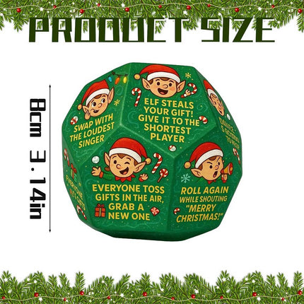 2x Hilarious Gift Exchange Dice Game – The Ultimate Christmas Party Game & Clever Stocking Stuffer Idea