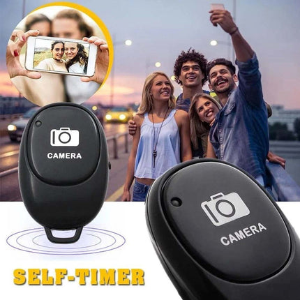2pcs Wireless Bluetooth Camera Shutter Remote Control for Android & iOS Devices