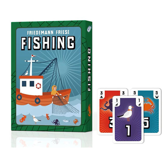 Fishing Game Trick-taking Deck-building Family Board Game English Card Game