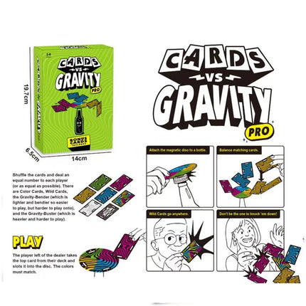 A Gravity-Defying Card Balancing Challenge for 2–8 PlayersPerfect for Family Fun