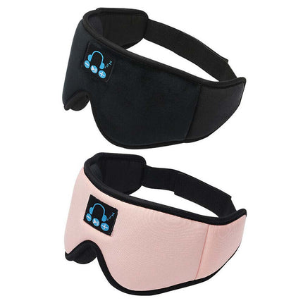 Wireless Bluetooth 5.0 Stereo Eye Mask Headphones Earphone Sleep Music Eye Mask