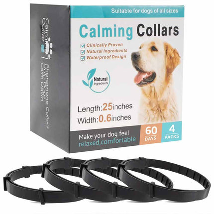 Calming Collar for Dogs/Cats 4 Packs Pet Pheromone Collars Dog Cat Calming Collar