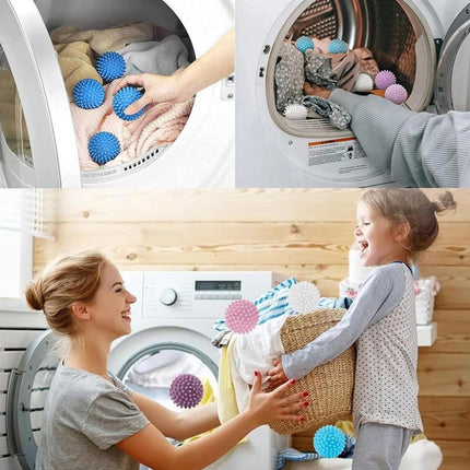 4Pack Reusable Eco Dryer Balls | Plastic Softener Balls for Tumble Dryers & Washing Machines