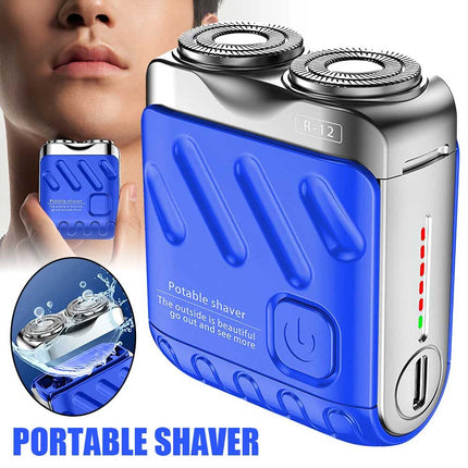 Ultra Clean Double Head Razor Washable Mini Shaving Electric Shaver Beard