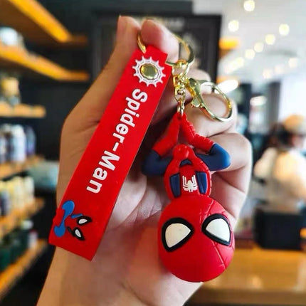 Cartoon Character Keychain Keyring Set, Bag Charm Clip, Novelty Party Stocking Filler Gift