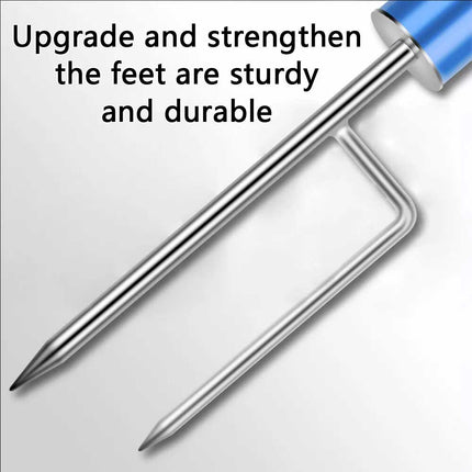 Metal Fishing Rod Holder Utility Pole Ground Stand Support for Lake Beach River