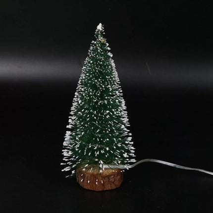 2X 30CM Mini Christmas Tree Table Top Desk Led Small Light Xmas Decoration