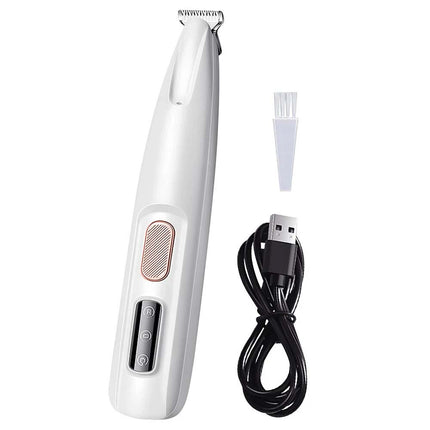Professional Cordless Pet Clippers - Silent Dog Hair Trimmer & Grooming Shaver Set with Free Replacement Blades