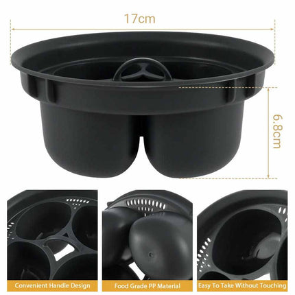 4-Egg Egg Poacher Insert Non-Stick Egg Poacher Accessory For Thermomix TM5 TM6