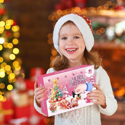 Christmas Countdown Calendar Pink Duckling Daily Surprise Blind Box Christmas Arrival Calendar