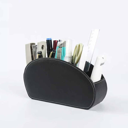 TV Remote Control Holder Table Storage Box 5 Grid Desktop Tidy Organizer Case