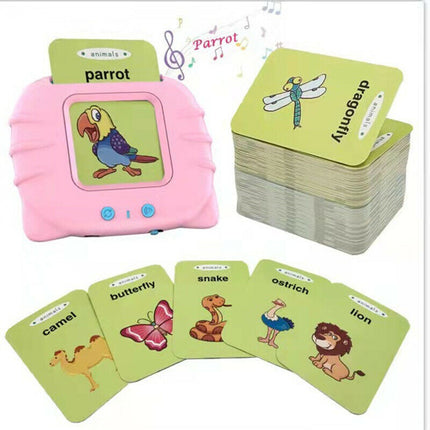 Educational Talking Flash Cards Learning Words with Sound Effect Kids Toys Gift
