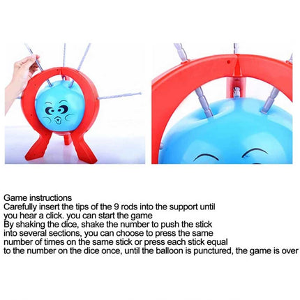 Boom Boom Balloon Party Game - Lively Adult-Focused Board Game for Family Fun, Ideal Xmas Gift