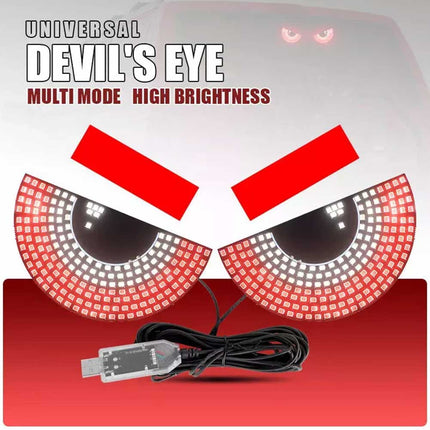2PC Led Eyes for Car Window Truck Dynamic Eye Lamp Devil Eyes for Car Windows