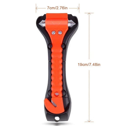 4PCS Car Emergency Safety Escape Hammer, Window Glass Breaker with Seatbelt Cutter Tool