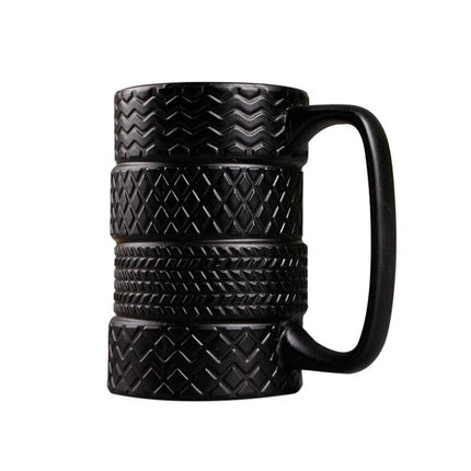 Large 500ML Tyre Tire Ceramic Mug, Coffee Tea Cup, Ideal Birthday Christmas Gift Present
