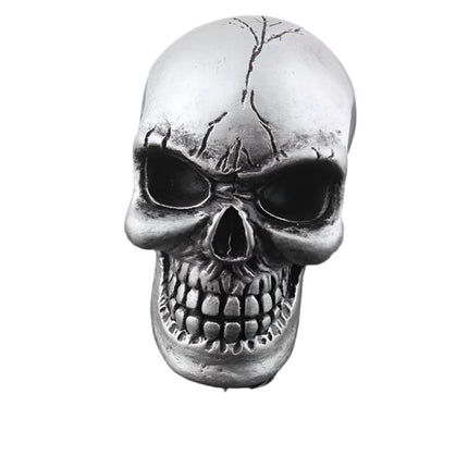Universal Creative Skull Head Manual Car Gear Stick Shifter Knob Shift Lever Kit