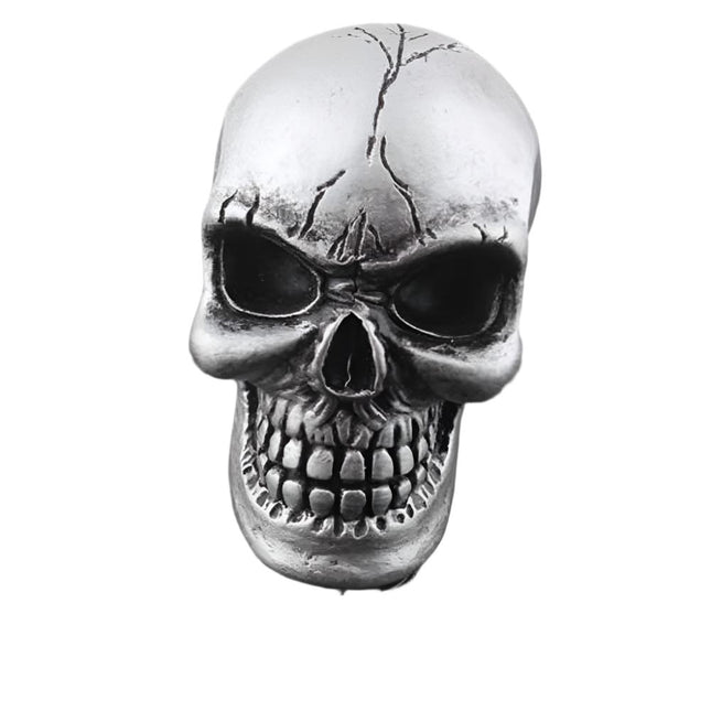 Universal Creative Skull Head Manual Car Gear Stick Shifter Knob Shift Lever Kit