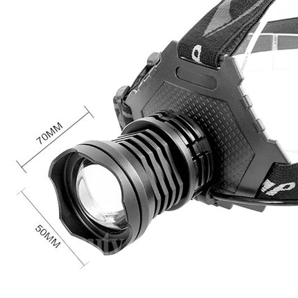 Bright Waterproof Head Torch Headlight LED CREE USB Rechargeable w/ 3X Batteries