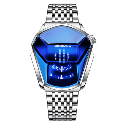 Men's Trendy Fashion Watch Funky Designer Wristwatch Includes Strap Adjuster