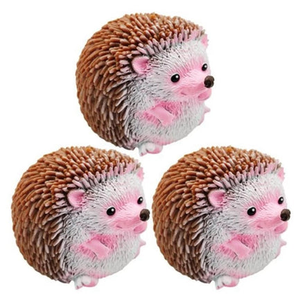 3 Pack Hedgehog Slow Rising Squishy Squeeze Toy, Stress Relief Fidget Toy