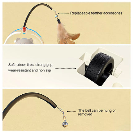 Automatic Cat Toys Interactive Smart Teasing Pet LED Laser Indoor Cat Toy