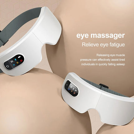 Bluetooth Music Heated Eye Massager & Eye Mask – Effective Relaxation & Eye Strain Relief