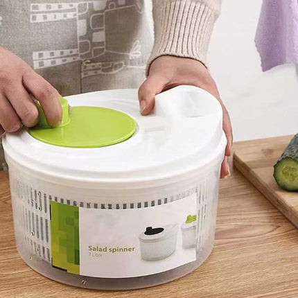 Salad Spinner, Vegetable Lettuce Washer & Dryer with Serving Bowl Container