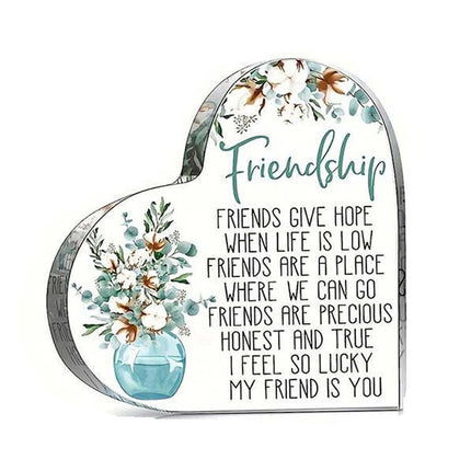 Best Friend Acrylic Plaque Heartfelt Birthday & Thank You Gift