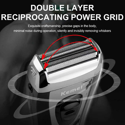 Men USB Electric Shaver Trimmer Razor Rechargeable Hair Beard Shaving Machine
