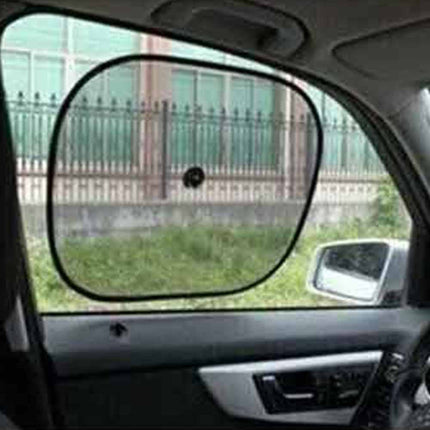 2Pcs Car Sun Shade Mesh, UV Protection for Front & Rear Windows