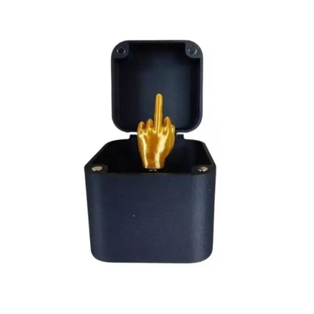 Middle Finger Surprise Gift Box, Christmas Novelty Fun Prank Toy Xmas Gift Funny