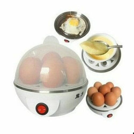 Electric Soft Hard Egg Boiler Bowl  Poacher Steamer Noise Free Cooker AU Plug