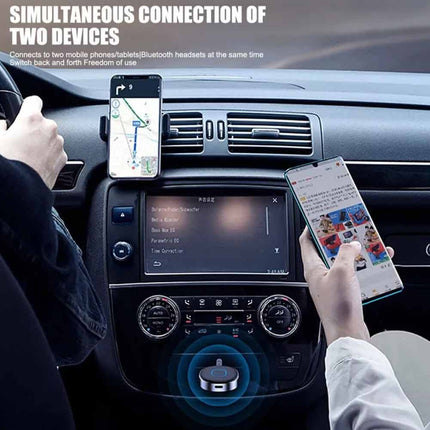 Bluetooth Receiver Call Music Receiver AUX Adapter for Car Headphone iPod