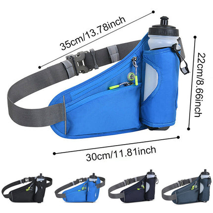 Sport Hydration Belt Bag Portable Breathable Outdoor Running Water Bottle Holder