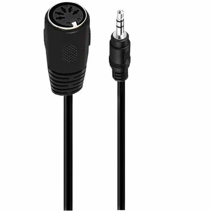 Type A TRS 3.5mm Mini Jack Male to 5 Pin DIN MIDI Female Adapter Cable, 0.5M | Compatible with Roland Korg Synthesizer